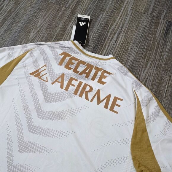 Adidas Tigres UANL 2025 Third Jersey White Gold IV6100 Men's Size Medium Soccer - Picture 14 of 15